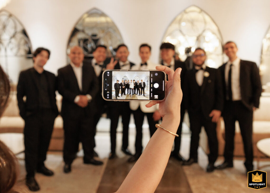 Groomsmen at Le Tesserae, Houston