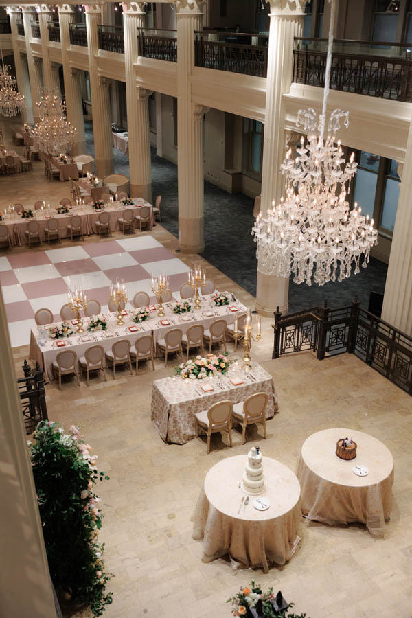 Room flipped for dinner