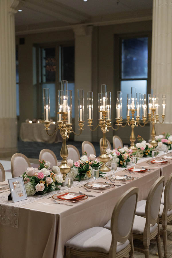 Beautiful table and candelabras