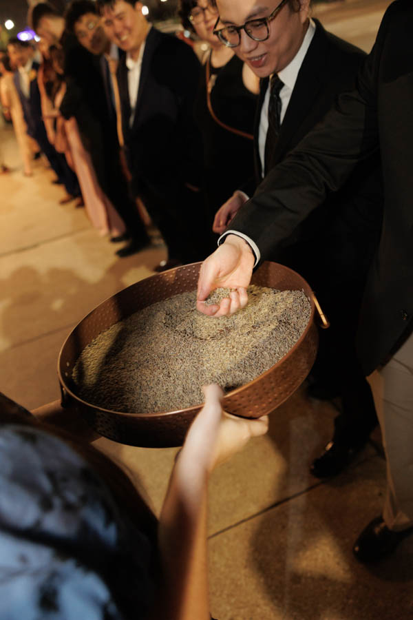 Lavender seeds for guests to throw