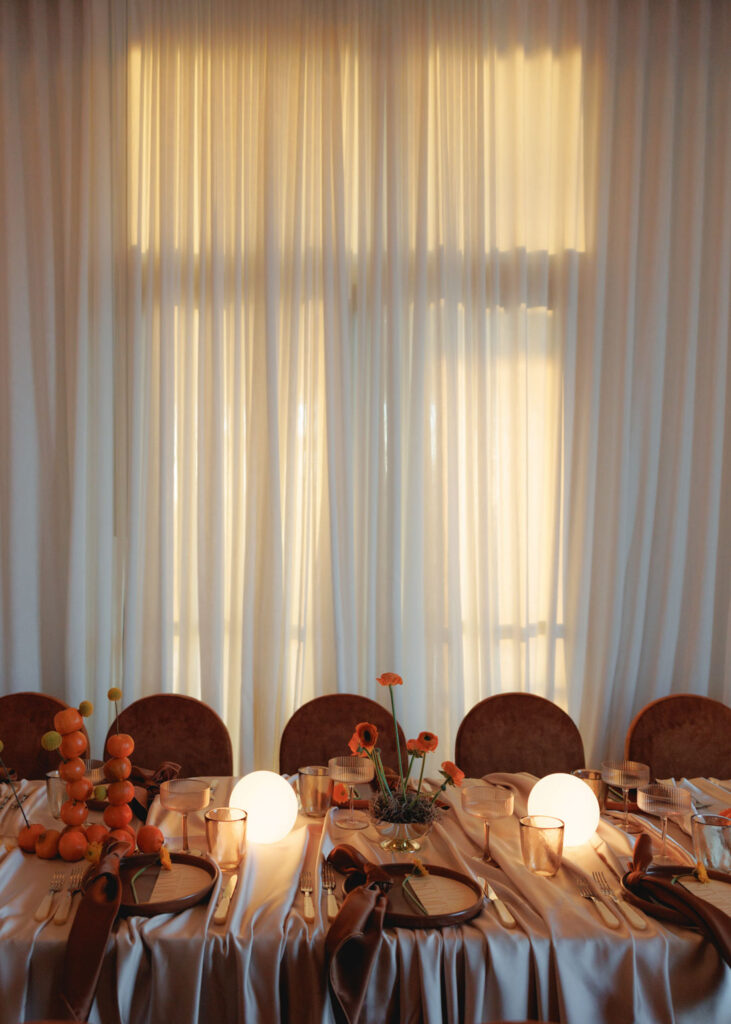 Table setting at Hotel St Augustine designed by Betts & Co with Amor Del Bueno