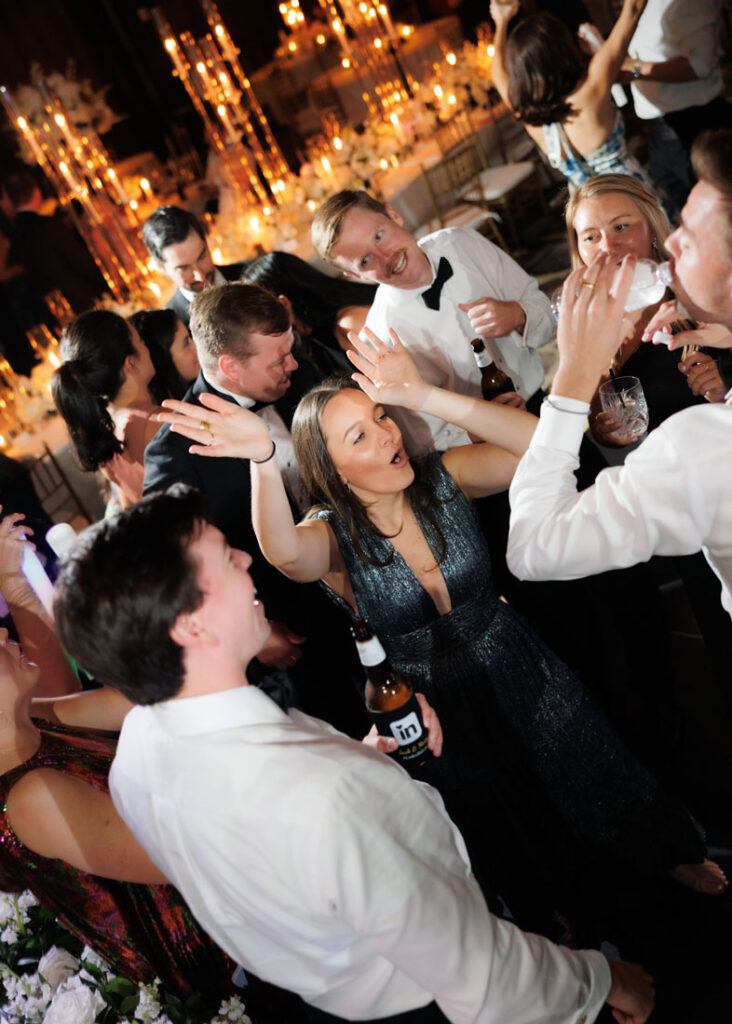 Guests dance at Post Oak