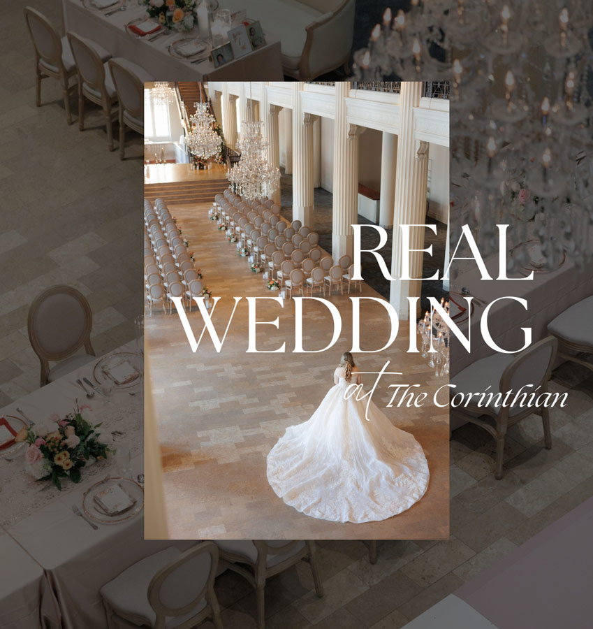wedding photography at the Corinthian Houston