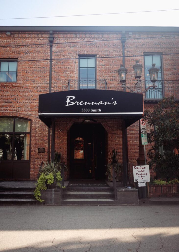 Exterior of Brennan's of Houston