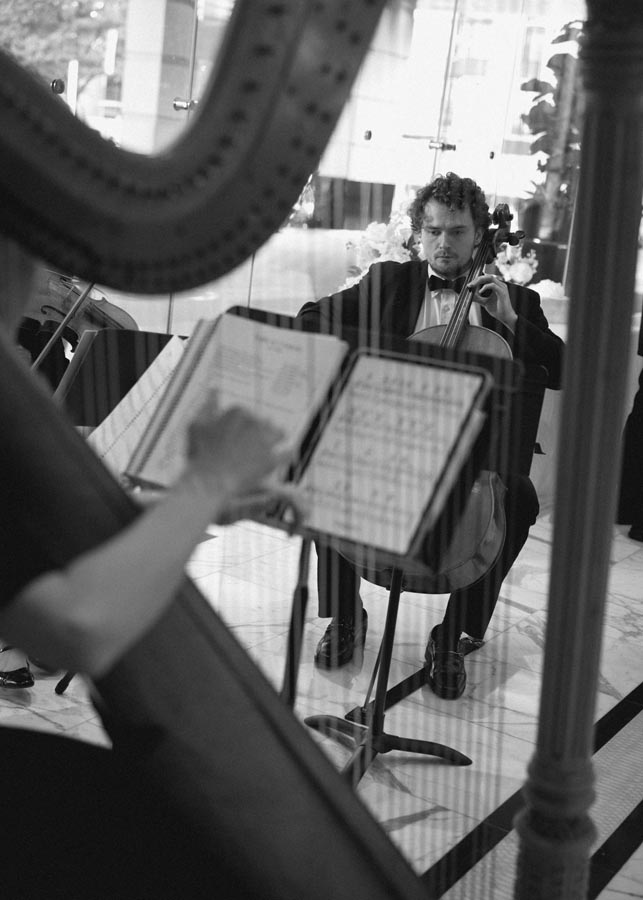 Divisi Strings play at The Post Oak Hotel Houston
