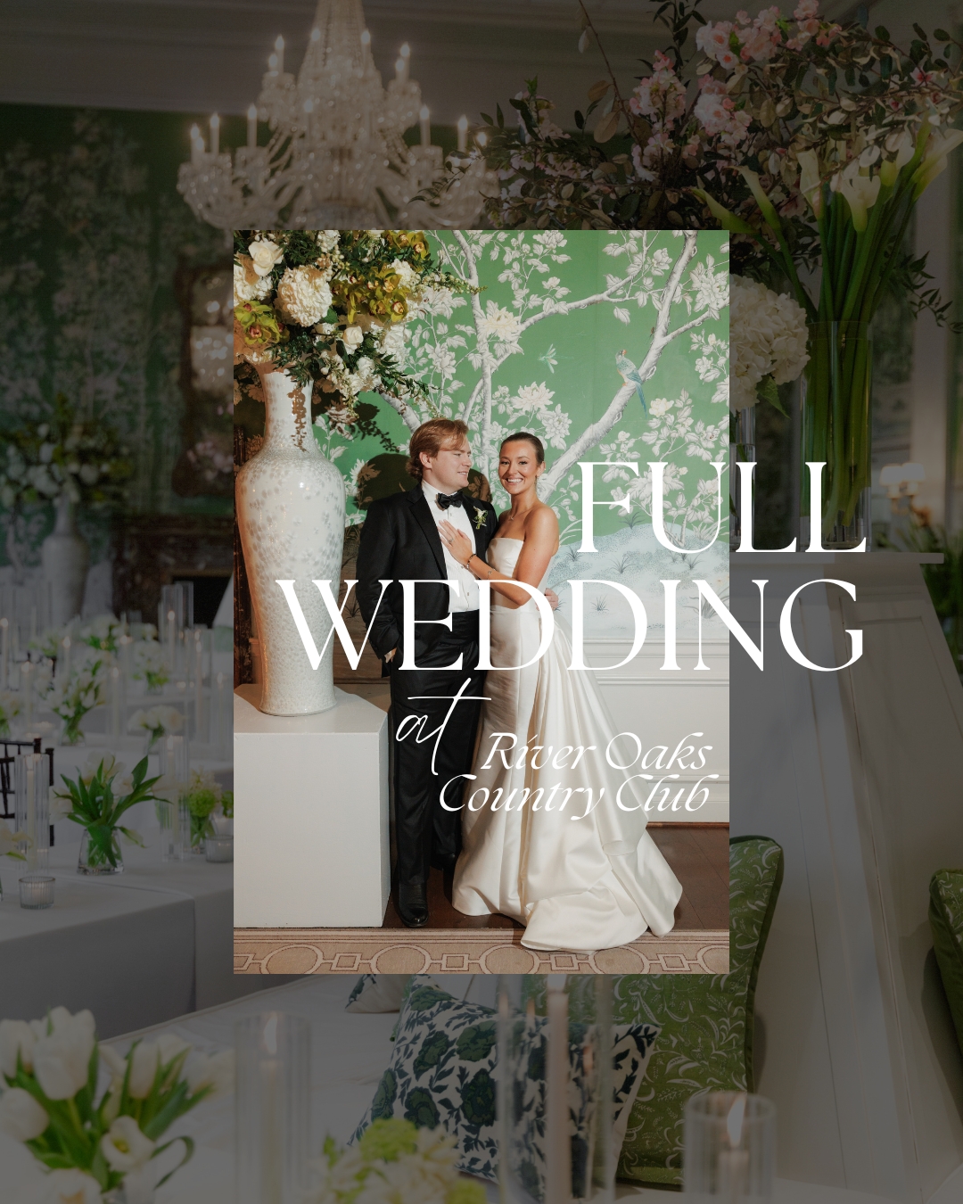 Wedding photography at River Oaks Country Club in Houston, Texas