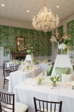 Dinner tables and furniture for a ROCC wedding