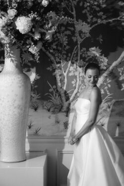 A bridal portrait at River Oaks Country Club