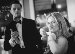 Houston wedding guests dance at River Oaks Country Club