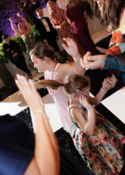 Guests enjoy the dancefloor