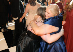 A hug on the dance floor