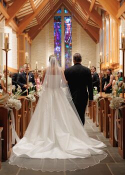 A wedding at the Church of St. John The Divine, River Oaks, Houston Texas