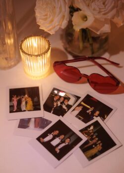Polaroids at a River Oaks Country Club wedding